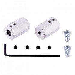 Sechskant Radadapter verlängert - 12mm / 6mm - 2 Stk