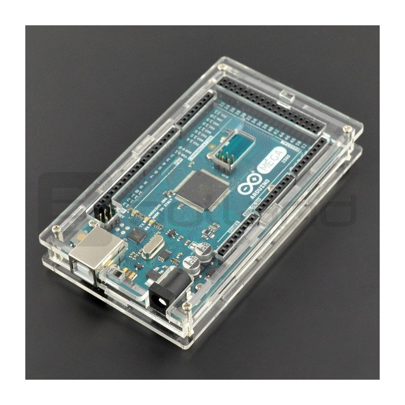 Gehäuse für Arduino Mega - transparent schlank