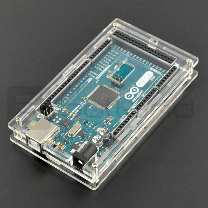 Gehäuse für Arduino Mega - transparent schlank