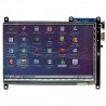 7 '' TFT LCD kapazitiver Touchscreen 800x480px HDMI + microUSB für Odroid - zdjęcie 2