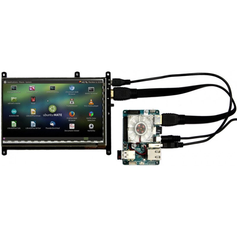 7 '' TFT LCD kapazitiver Touchscreen 800x480px HDMI + microUSB für Odroid