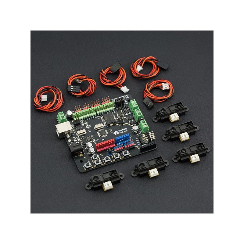 HCR - Roboterplattform mit Sensoren und einem Mikrocontroller