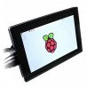 Kapazitiver IPS-LCD-Touchscreen 10,1 '' 1280x800px HDMI + USB für Raspberry Pi 3/2 / B + + schwarzes Gehäuse - zdjęcie 4