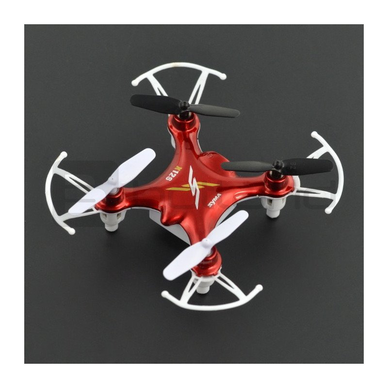 Syma X12S Nano 2,4 GHz Quadrocopter-Drohne - 7 cm - rot