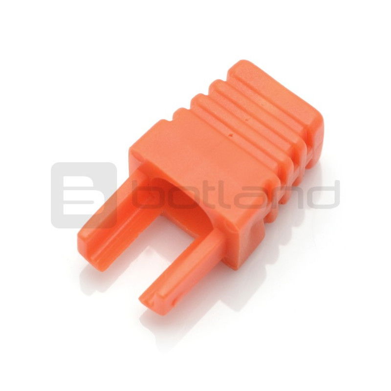 Zugentlastung für RJ45 8P8C Kabel - orange - 10St