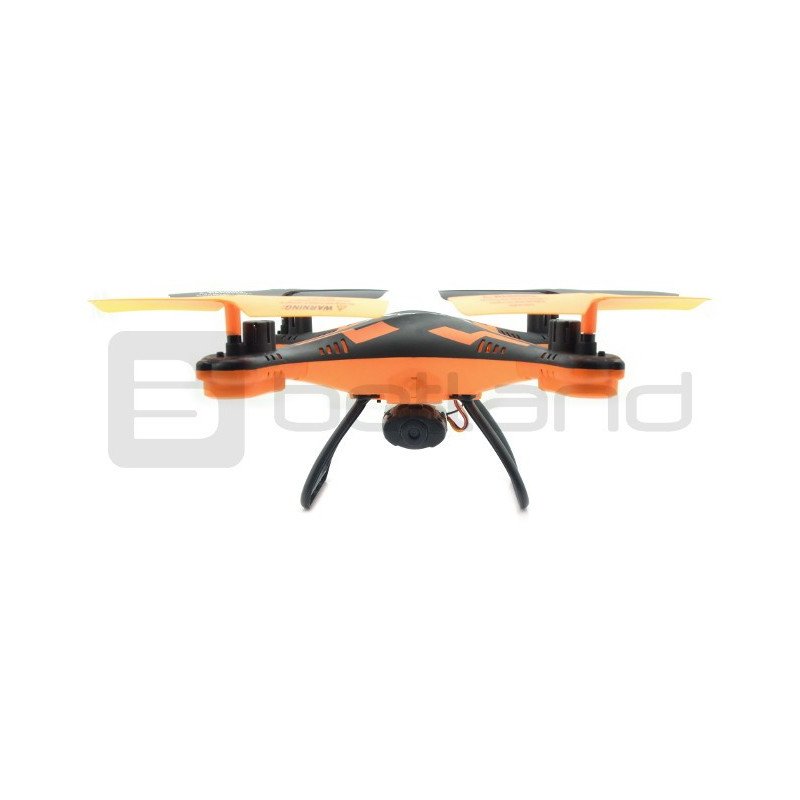 Drohne Quadrocopter OverMax X-Bee Drohne 3.1 plus Wi-Fi 2,4 GHz mit FPV-Kamera schwarz und orange - 34 cm + 2 zusätzliche