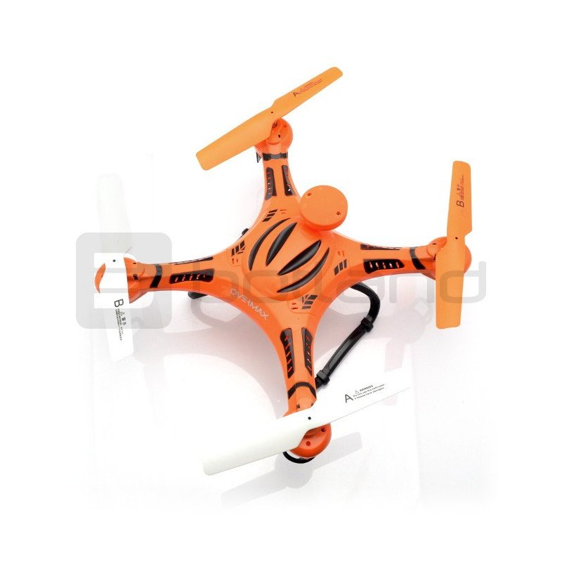 Drohne Quadrocopter OverMax X-Bee Drohne 2.5 2.4GHz mit HD Kamera - 38cm + Zusatzakku + Gehäuse