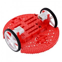 Pololu Romi Chassis Kit - 2-Rad-Roboter-Chassis - rot