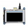 Resistiver Touchscreen LCD 4 '' 800x480px IPS HDMI + GPIO für Raspberry Pi 3/2 / B + - zdjęcie 5