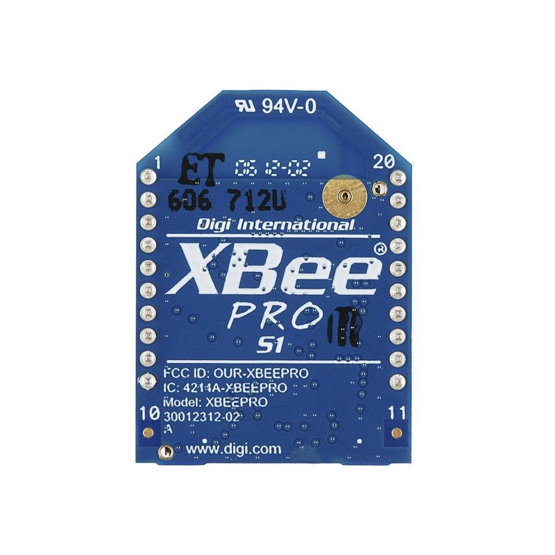 SparkFun - XBee Pro 802.15.4 60mW Serie 1 Modul - Antennenplatine
