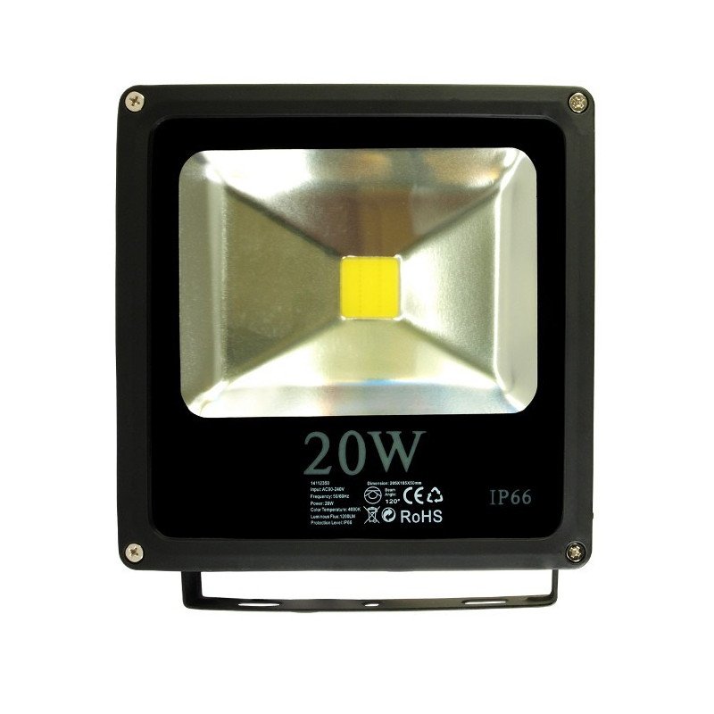 LED ART Slim Außenleuchte, 20W, 1200lm, IP66, AC90-240V, 3000K - warmweiß