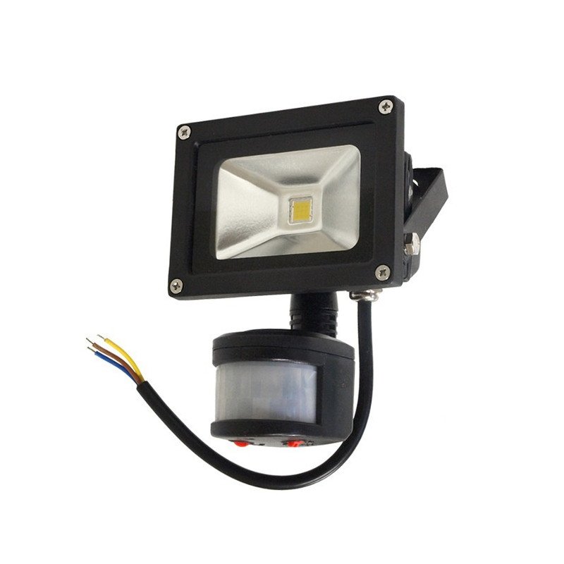 LED ART Außenleuchte mit Bewegungssensor, 10W, 900lm, IP65, AC80-265V, 4000K - neutralweiß