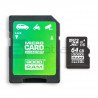 Goodram Micro SD / SDXC 64GB 4K UHS-I Klasse 10 Speicherkarte mit Adapter - zdjęcie 2