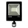 LED ART SMD PIR Außenlampe mit Bewegungsmelder, 50W, 3000lm, IP65, AC80-265V, 4000K - neutralweiß - zdjęcie 5