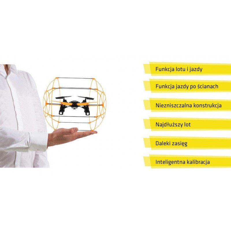 OverMax X-Bee Drone 2.3 2,4 GHz Quadrocopter-Drohne - 26 cm + 2 zusätzliche Batterien