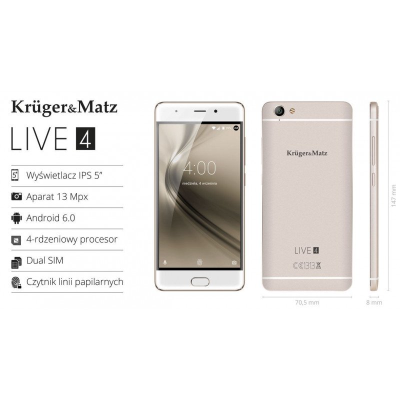 Krüger & Matz Live 4S Smartphone