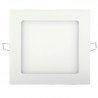 LED ART SLIM Panel für Einbau quadratisch 8,5cm, 3W, 210lm, AC80-265V, 3000K - warmweiß - zdjęcie 1