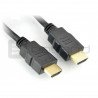 HDMI-Kabel Klasse 1.4 – schwarz, 35 cm lang - zdjęcie 1