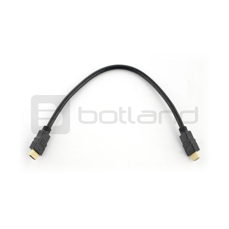 HDMI-Kabel Klasse 1.4 – schwarz, 35 cm lang