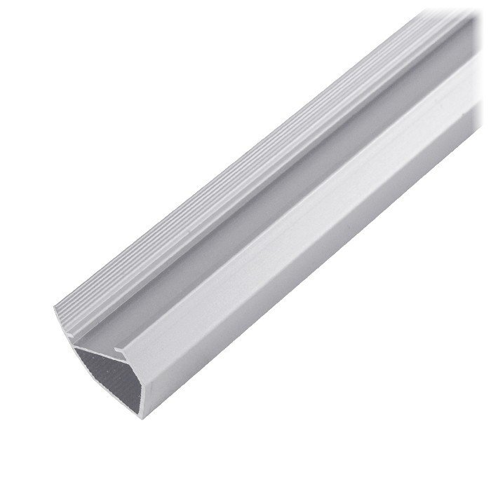 ALU C1 Aluminiumprofil für LED-Streifen - Ecke - 2m