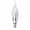 LED ART Birne, transparente Kerze, E14, 4,5W, 320lm, warme Farbe - zdjęcie 1