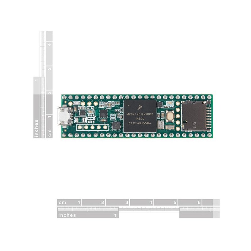 SparkFun Teensy 3.5 ARM Cortex M4 mit Anschlüssen - kompatibel mit Arduino