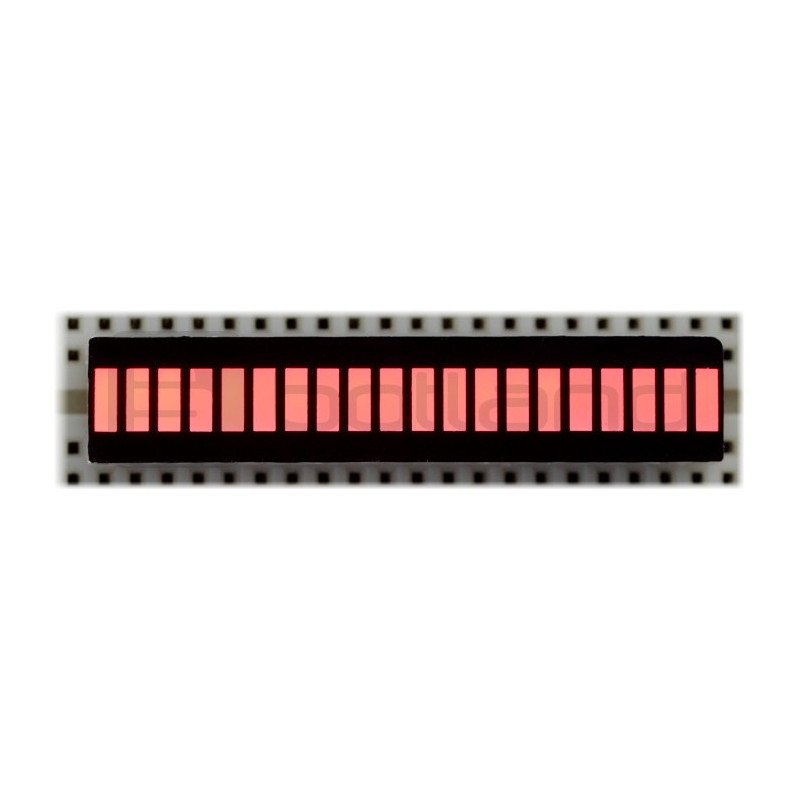 LED-Anzeigelineal LN-BP020HR - 20 Segmente - rot