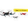 OverMax X-Bee Drone 3.1 Plus 2,4 GHz Quadrocopter-Drohne mit Kamera - Rot - 34 cm + 2 zusätzliche Batterien - zdjęcie 4