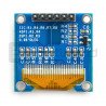 OLED-Display, blaue Grafik, 0,96 '' 128x64px SPI / I2C - kompatibel mit Arduino - zdjęcie 3