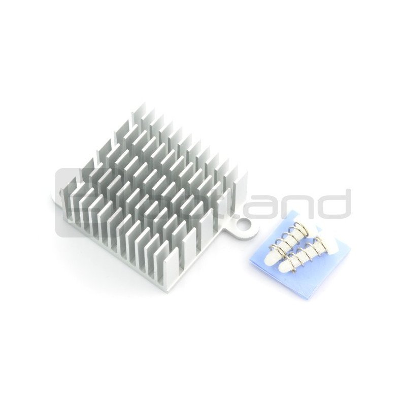 Kühlkörper mit Wärmeleitband für NanoPC T2 / T3 - 29x29mm