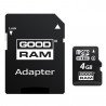 Goodram Micro SD / SDHC 4GB Class 4 Speicherkarte mit Adapter - zdjęcie 2