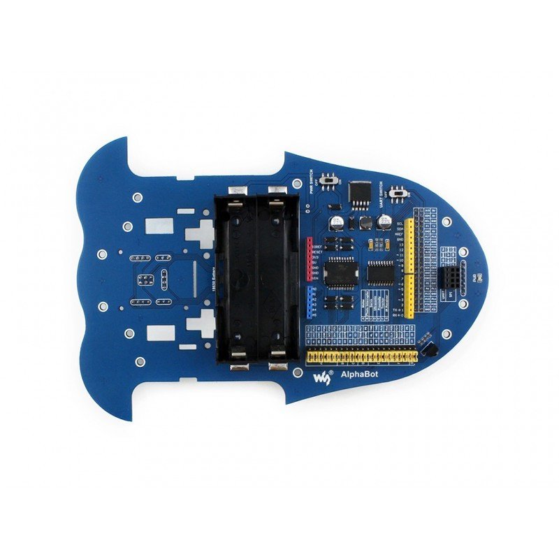AlphaBot - Pi Acce Pack - 2-Rad-Roboterplattform mit Sensoren und DC-Antrieb und Kamera für Raspberry Pi