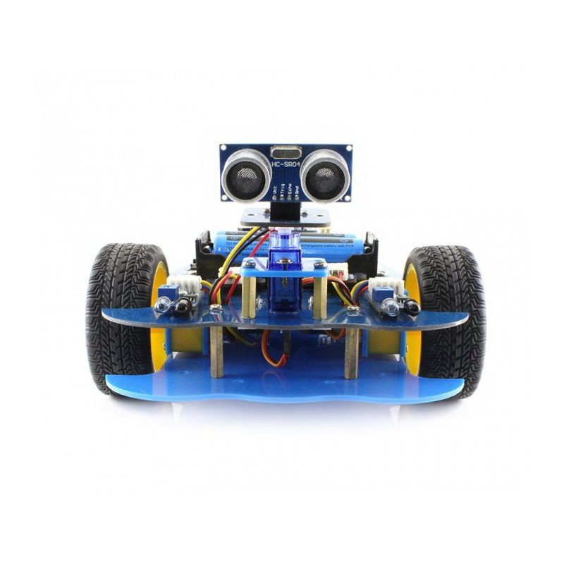 AlphaBot Basic - 2-Rad-Roboterplattform mit Sensoren und DC + -Antrieb Waveshare Uno Plus