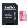 SanDisk Ultra microSD 64GB 80MB/s UHS-I Klasse 10 Speicherkarte mit Adapter - zdjęcie 1