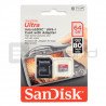SanDisk Ultra microSD 64GB 80MB/s UHS-I Klasse 10 Speicherkarte mit Adapter - zdjęcie 2