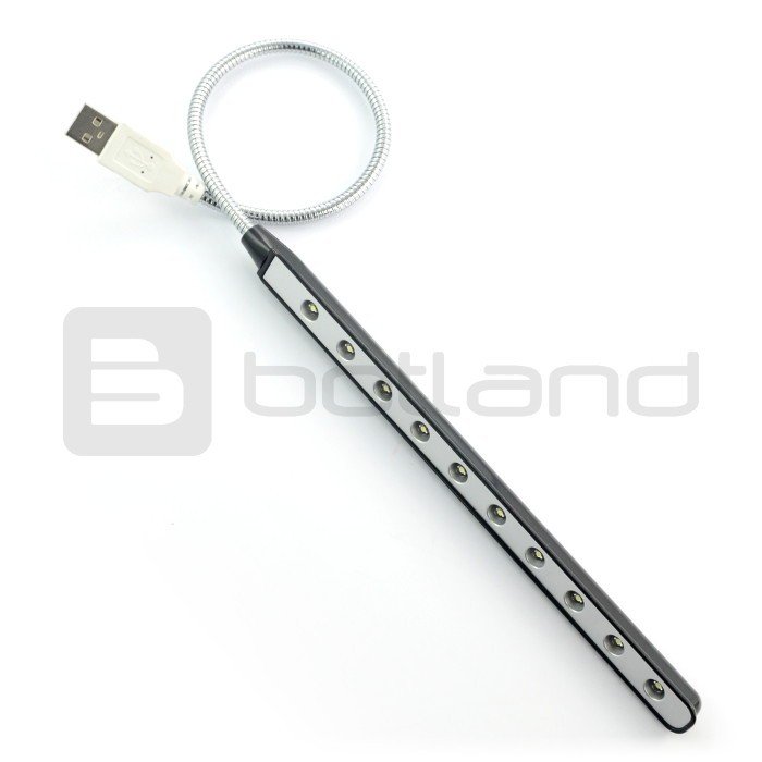 SC-L03 10 LED flexible Lampe für USB - schwarz