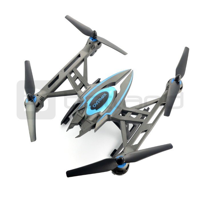 Drohne Quadrocopter OverMax X-Bee Drohne 7.1 2.4GHz mit Gimbal und HD-Kamera - 65cm + Zusatzakku + Bildschirm