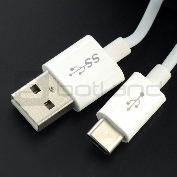 USB 2.0 Typ A - USB 2.0 Typ C Tracer-Kabel - 3 m weiß