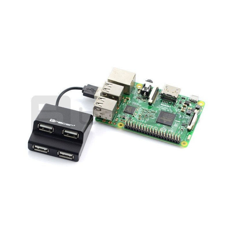 HUB USB 2.0 Tracer H9 mit 4 Anschlüssen