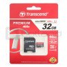 Transcend Premium 400x microSD Speicherkarte 32GB 60MB/s UHS-I Klasse 10 mit Adapter - zdjęcie 1