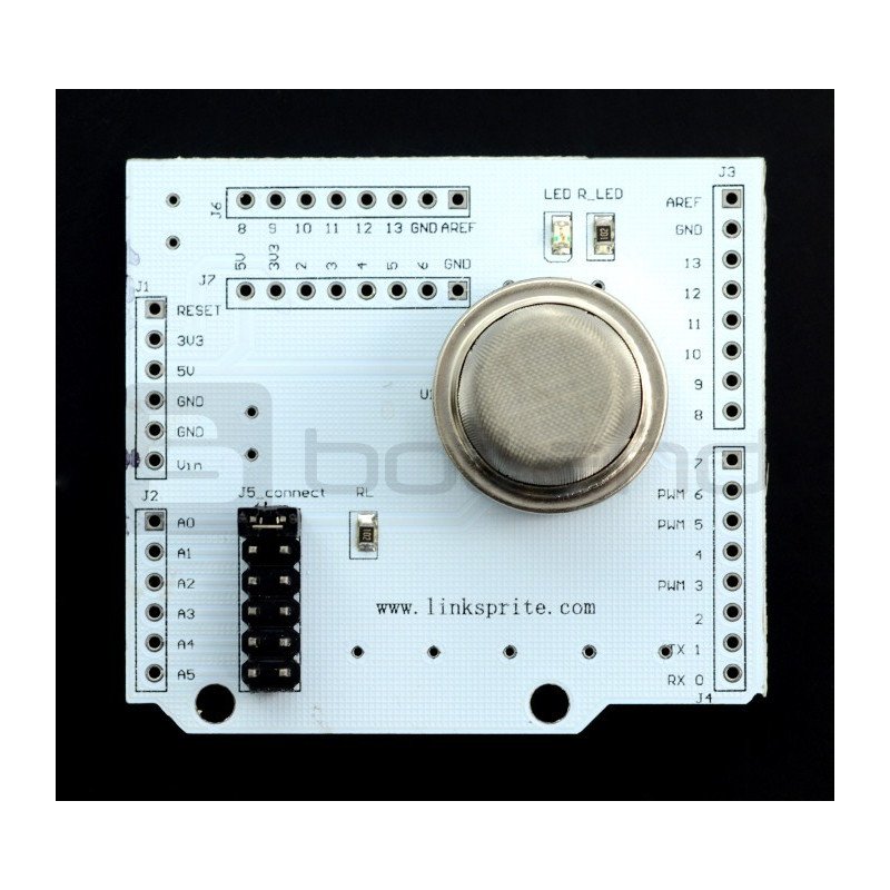 LinkSprite - MQ-2 Smoke Detector Shield - Rauchmelder für Arduino