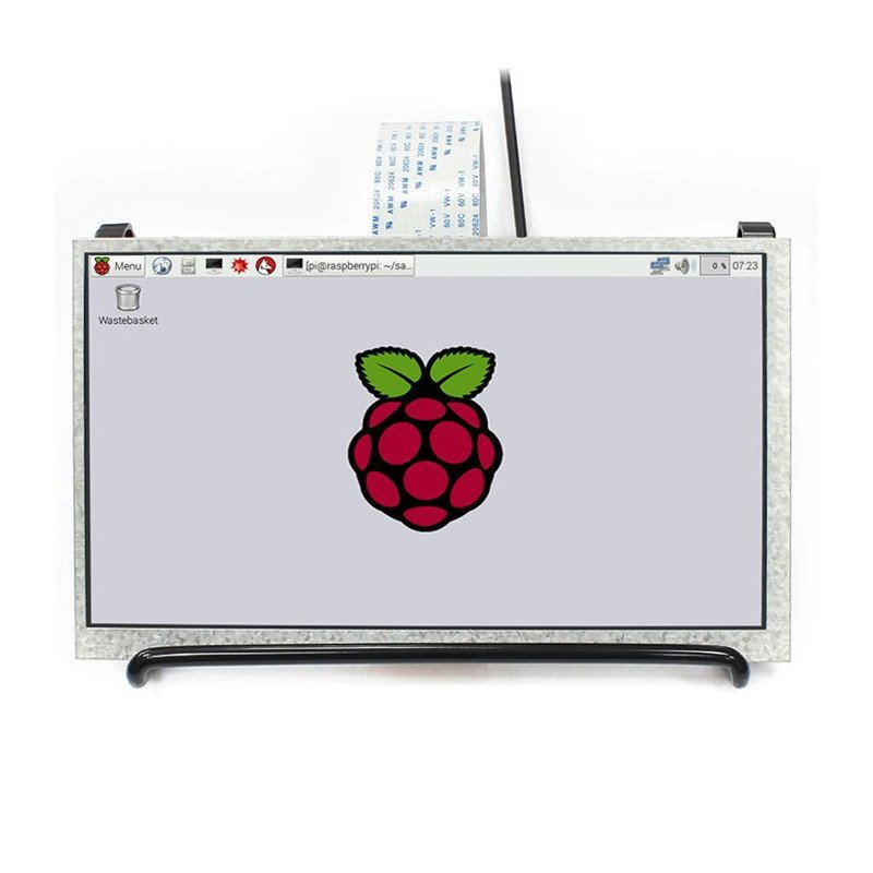 IPS-LCD-Bildschirm 7 '' 1024x600px DPI für Raspberry Pi 3/2 / Zero / Zero W