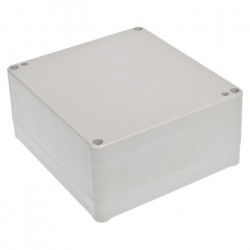 Kradex Z59JS ABS-Kunststoffgehäuse mit Dichtung und Messinghülsen - 125x115x58mm leicht