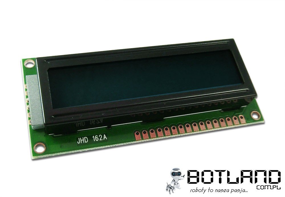 LCD-Display 2x16 Zeichen schwarz und grün