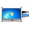 Resistiver Touchscreen LCD TFT 5 '' (B) 800x480px HDMI + USB Rev 2.1 für Raspberry Pi 3/2 / Zero + Schwarz-Weiß-Gehäuse - zdjęcie 11