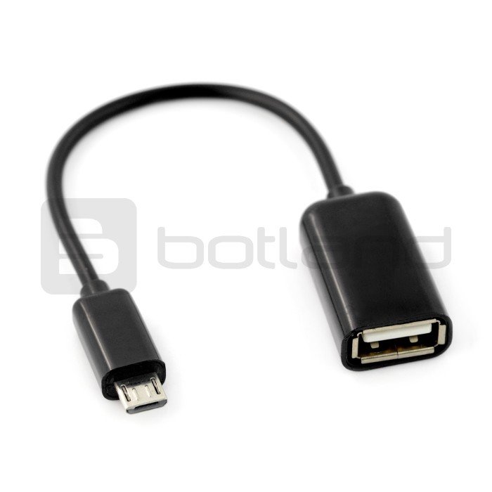 USB-Adapter - Microusb schwarz otg