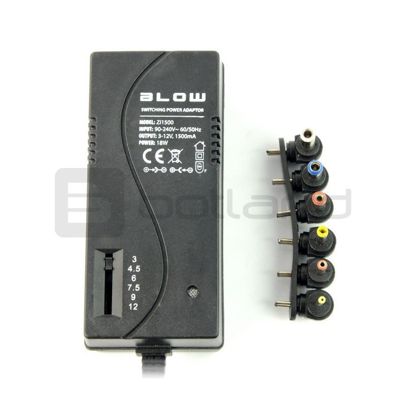 Blow ZI1500 3-12V / 1,5A Mehrbereichsnetzteil