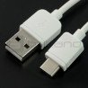 USB 2.0 Typ A - USB 2.0 Typ C Kabel - 1m weiß - zdjęcie 1