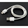 USB 2.0 Typ A - USB 2.0 Typ C Kabel - 1m weiß - zdjęcie 2