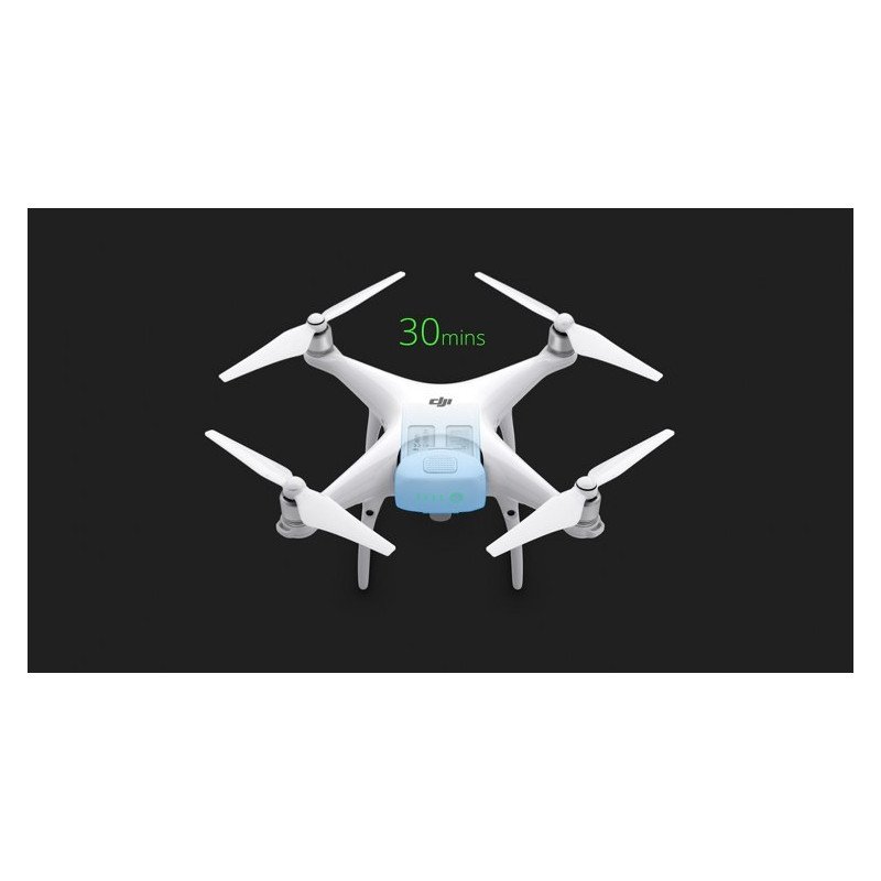DJI Phantom 4 Pro + Quadrocopter-Drohne mit 3D-Gimbal und 4k-UHD-Kamera + 5,5-Zoll-Monitor + Ladestation